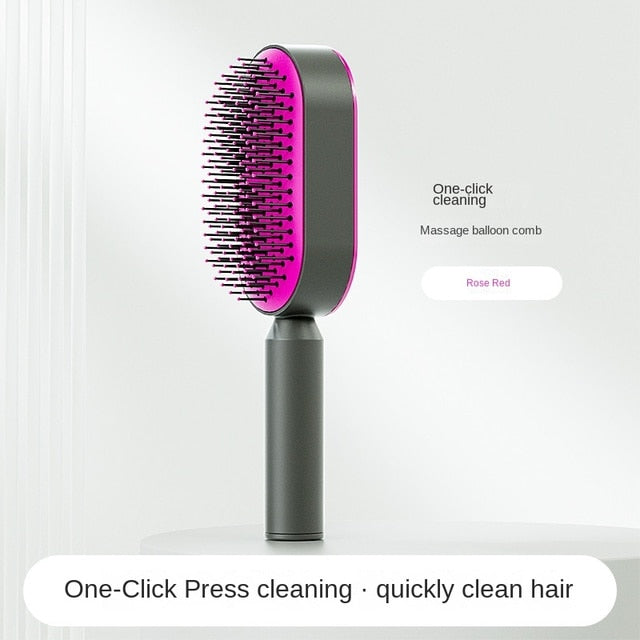 Self-Cleaning Anti-Static Hair Brush: Innovación en el Cuidado del Cabello